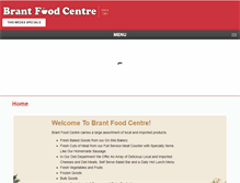 Tablet Screenshot of brantfoodcentre.com